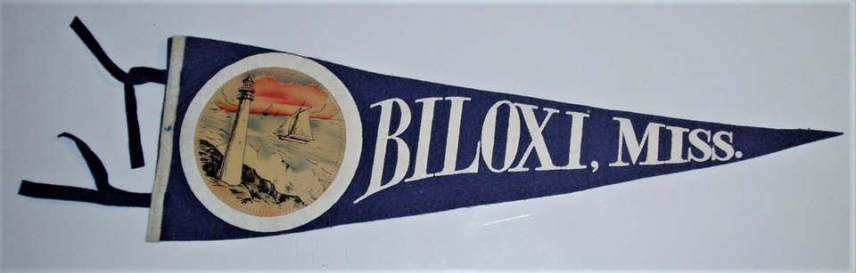 Vintage Pennant, Biloxi Miss.