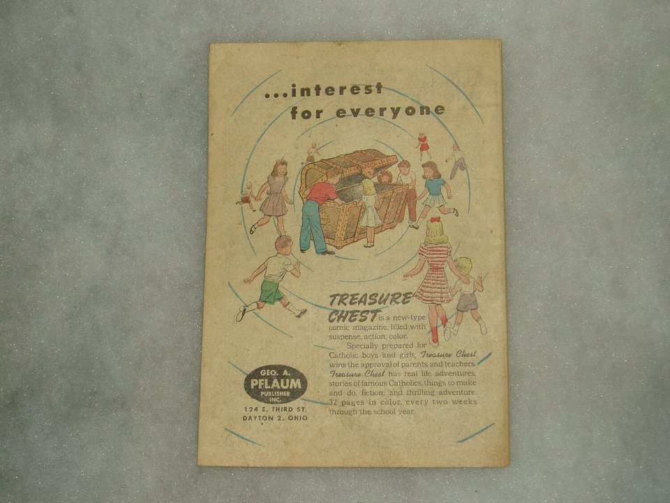 Rare Vintage Comic, 1946, Treasure Chest of Fun and Facts