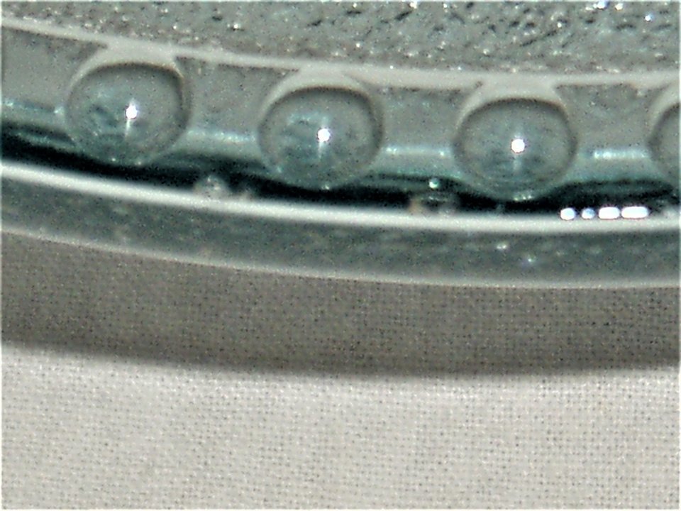 Jeannette Ice Blue Harp Cake Plate