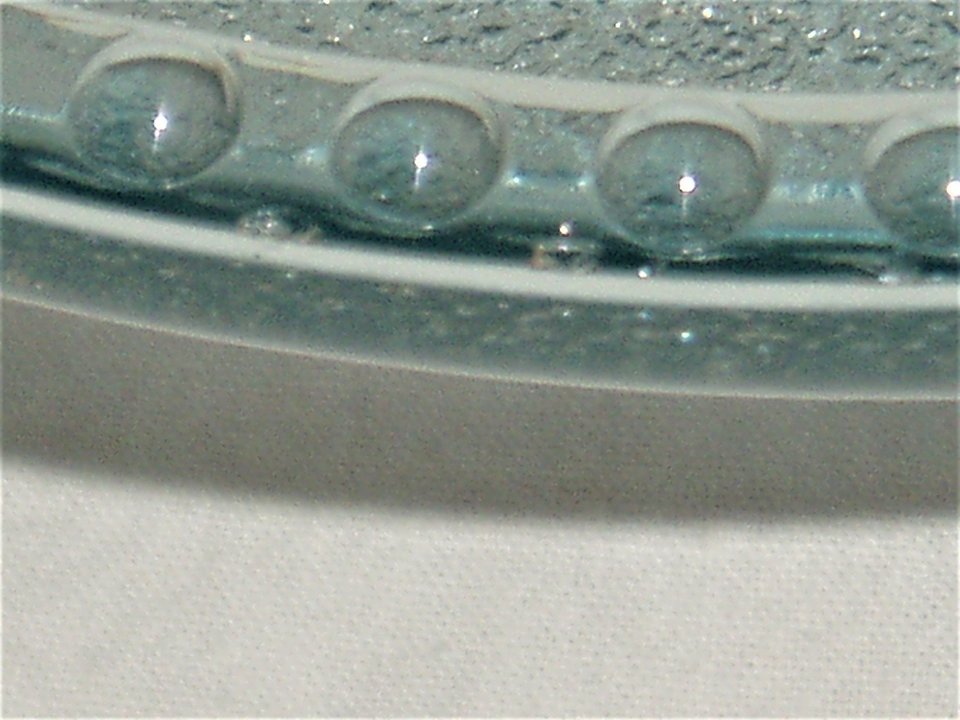Jeannette Ice Blue Harp Cake Plate