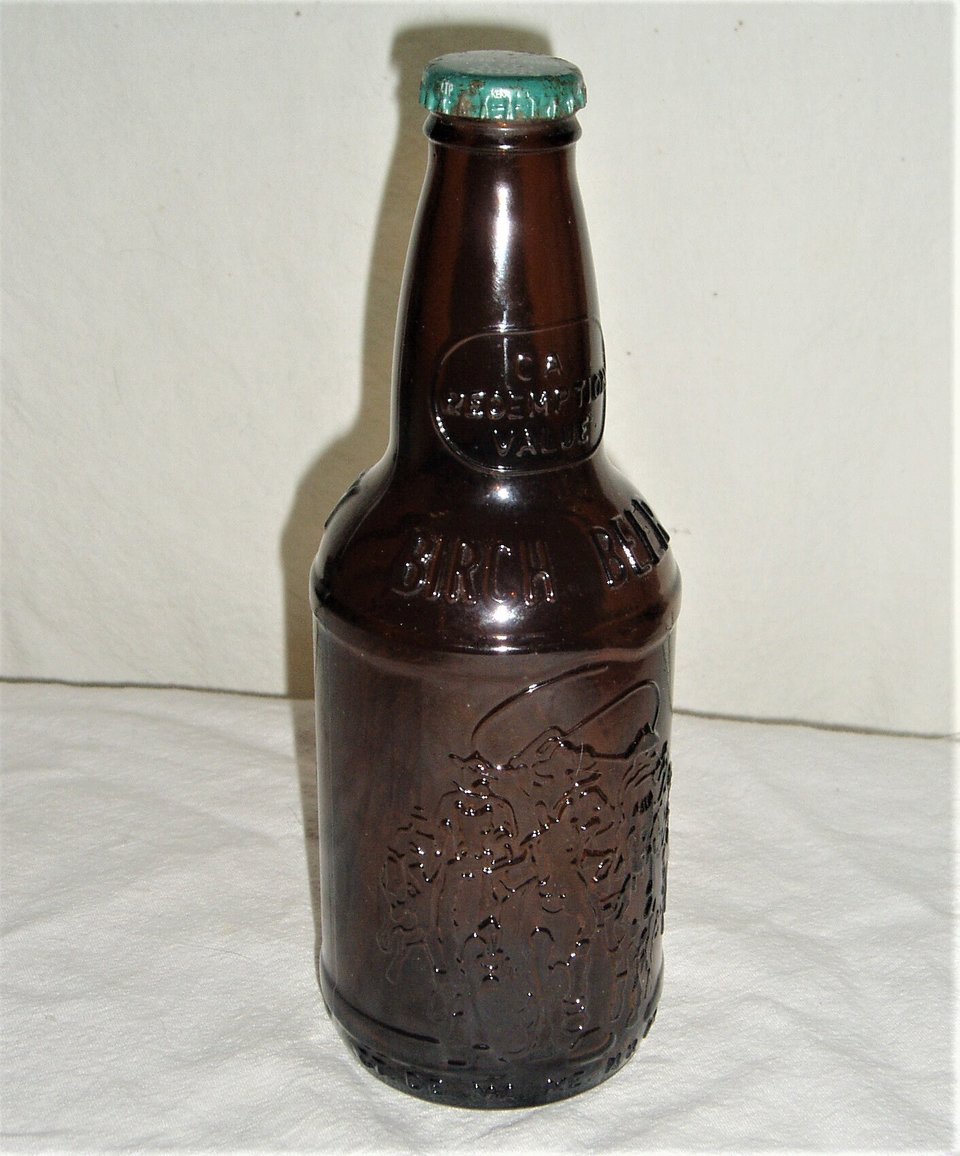Vintage Bottle, Birch Beer, Sioux City Iowa