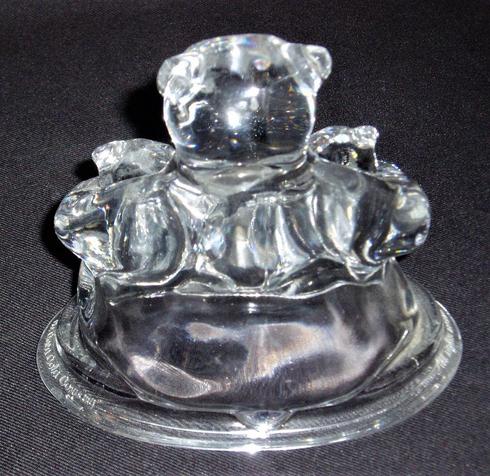 Crystal Figurine Coca-Cola Polar Bear and Cubs