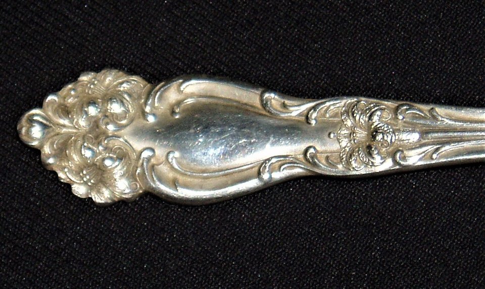 Antique Reed & Barton Serving Fork, Tiger Lily