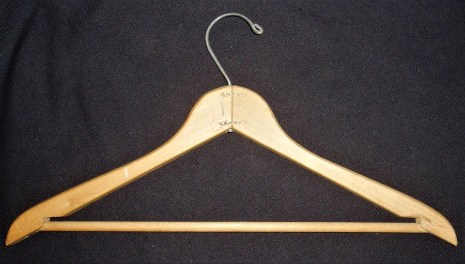 Vintage Wood Hanger, Morrison Hotel & Oyster House
