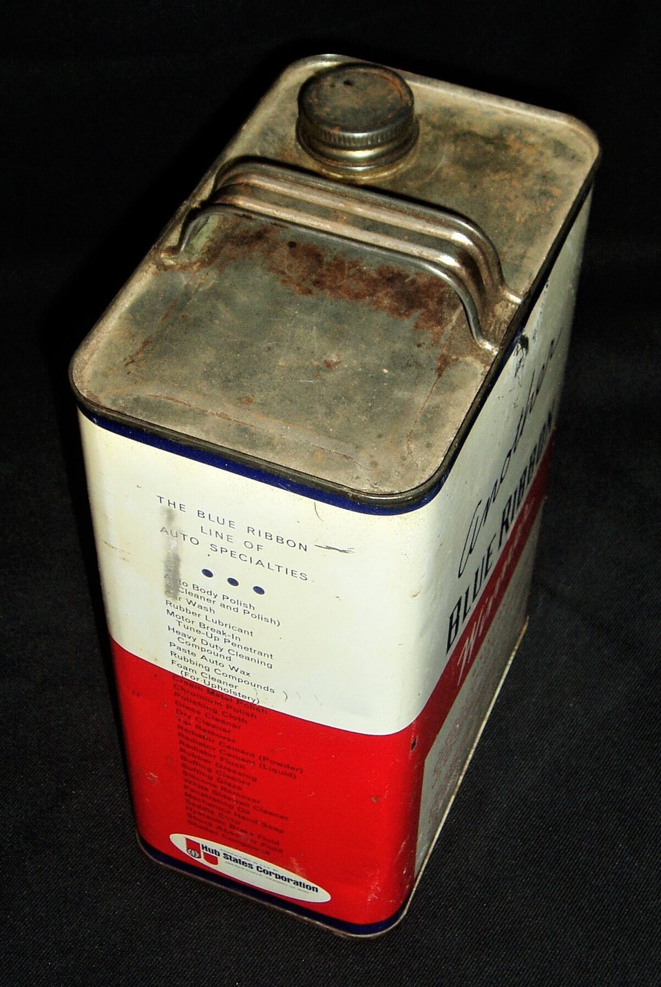 Vintage Tin, Blue Ribbon Neatsfoot Compound
