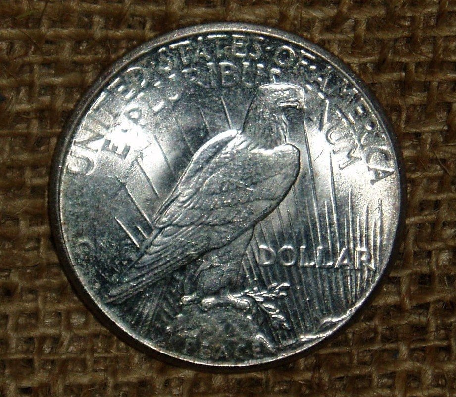 1924-S Peace Dollar, CH BU, Ms63, Free USA Shipping