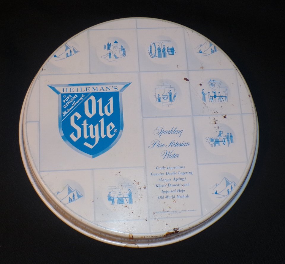 Heileman's Old Style Beer Tray, 1961