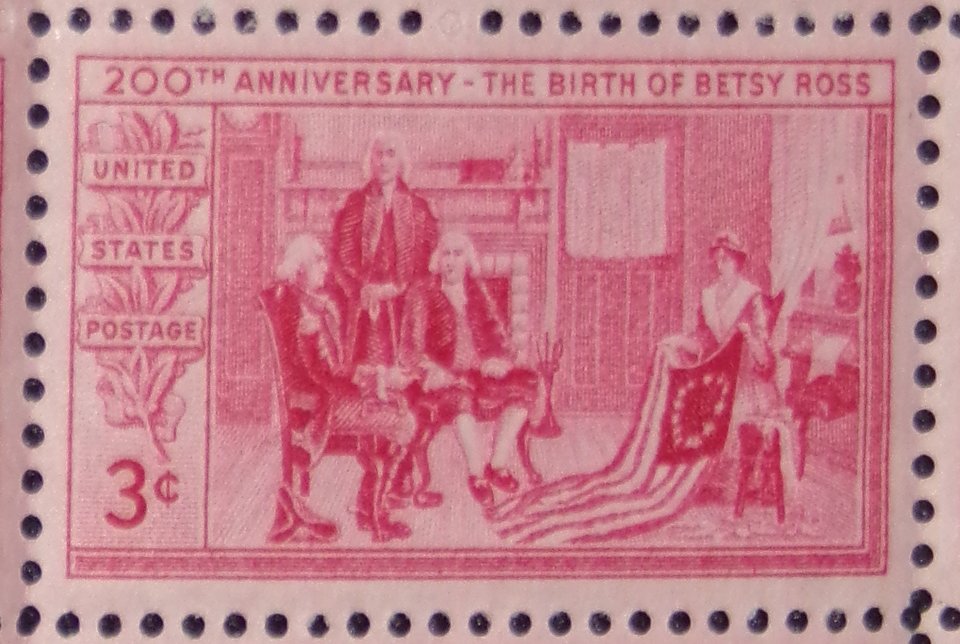 Mint 3c Stamp Sheet, Betsy Ross, Scott Catalog #1004 x 50 Stamps, Additional Stamps Ship Free