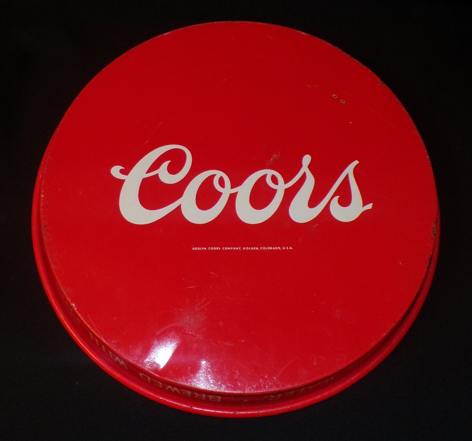 Vintage Beer Tray, Coors 13"