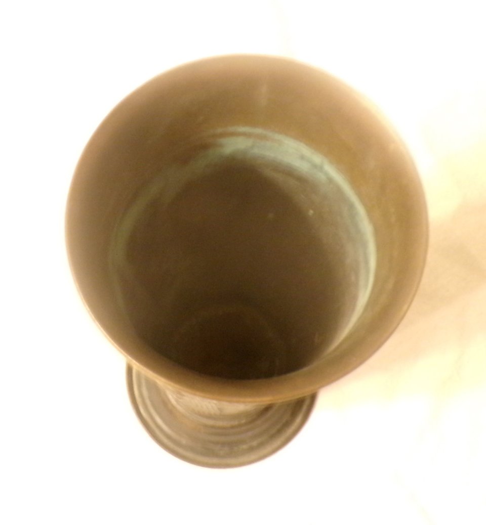 Antique Brass Vase, Ville de Liege, Belgium