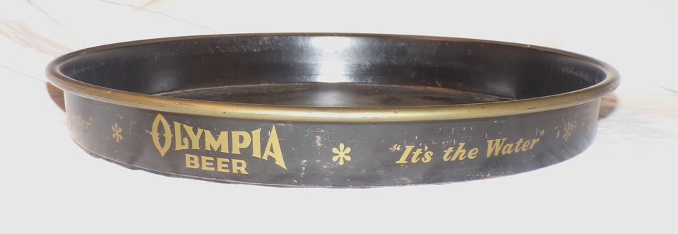 Olympia Beer Tray, Good Luck Horseshoe
