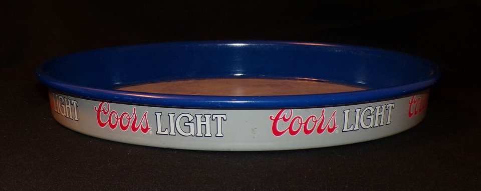 Vintage Beer Tray, Coors Light 13"