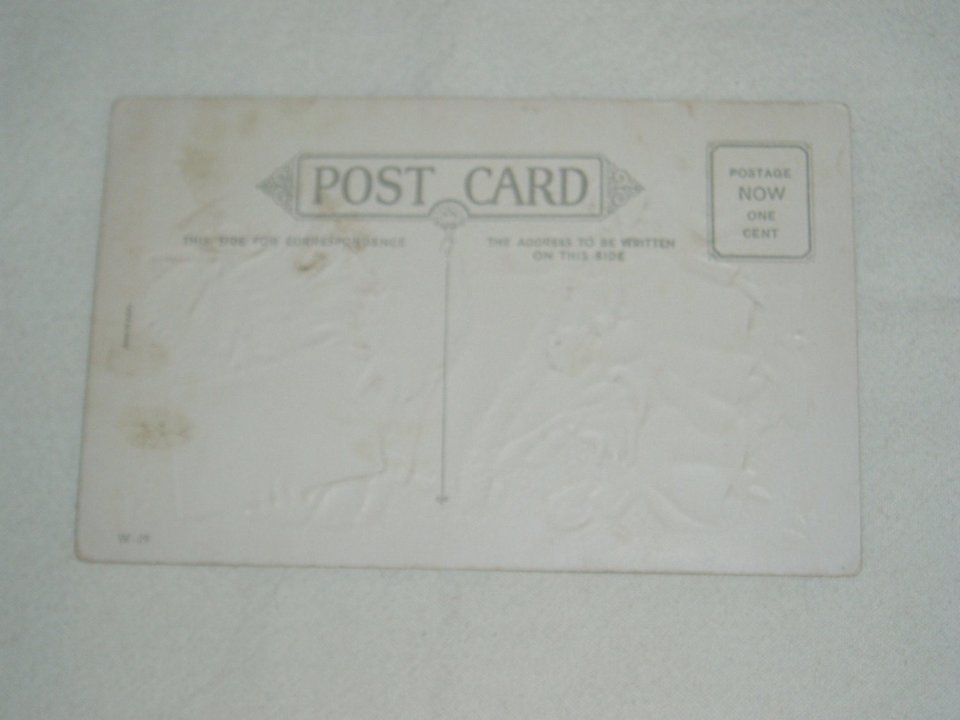 Postcard, Santa with Children