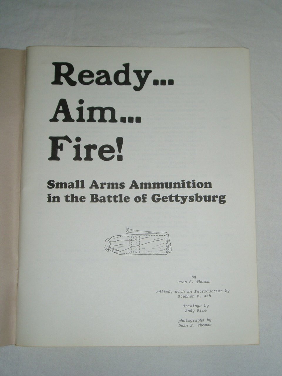 Battle of Gettysburg, Ammunition Book, Civil War