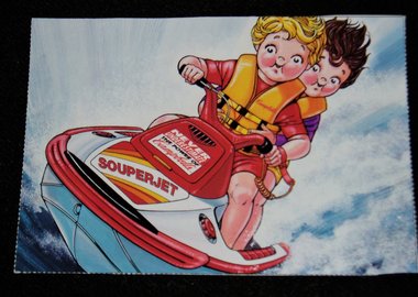 Campbell's Soup Kids Sports Postcard, Jetski, Additional Cards Ship Free