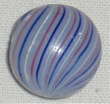 Antique Clambroth Marble, 3-Color Caged, Extremely Rare, Free USA Shipping