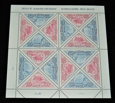 Commemorative Postage Stamps, Pacific '97 Scott Catalog #3130-31 x 16 Stamps