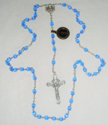 Malco Rosary and Prayer Beads, Sterling Silver