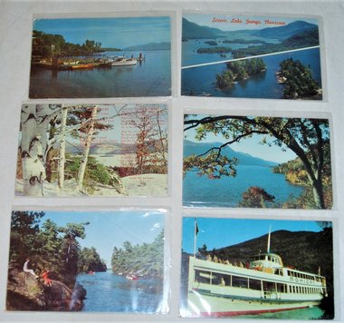 Lake George New York Postcards x 6, 2nd Card Ships Free