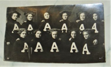 Vintage RPPC Postcard, 1910 Aurora Nebraska Women's Basketball Team, 2nd Card Ships Free