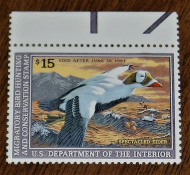 Federal Duck Stamp RW59, Very Fine, Never Hinged