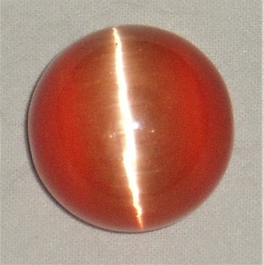 30mm Fiber Optic Marble, Orange