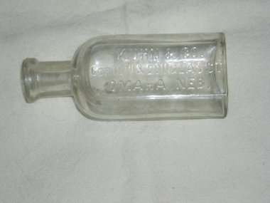 Drugstore Bottle, Kuhn & Co., Omaha Nebraska